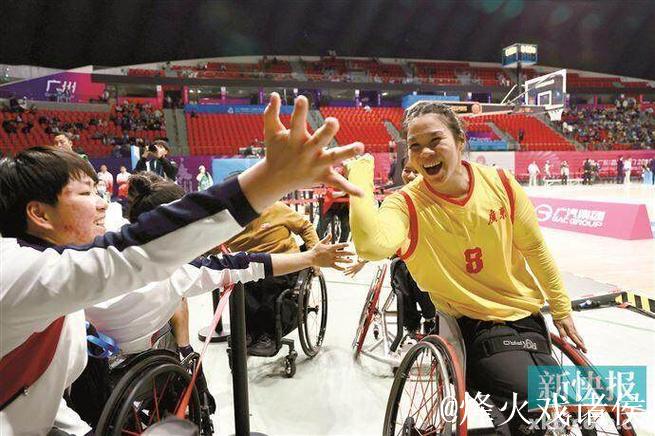 广东三人制轮椅篮球女队取得五连胜 广东三人制轮椅篮球女队取得五连胜